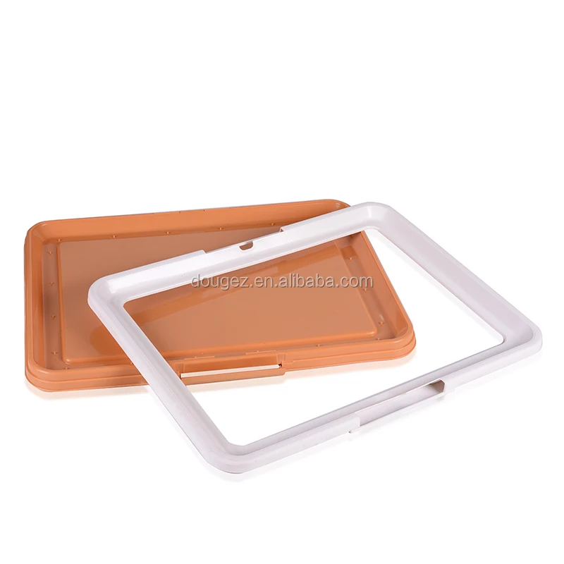 

Wholesale Plastic Indoor Puppy Potty Litter Training Pet Male Dog Pee Tray Grand Dog Toilet