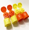 Plastic Flip Top Bottle Cap 24mm Orange, Yellow
