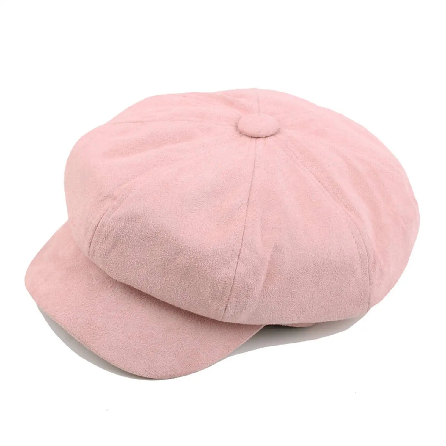 Buy Deacroy Womens Newsboy Cap Soft Wool Lined Visor Cabbie Painter ...