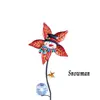 Cardinal or Snowman Shape Metal Solar Light Wind Spinner Garden Stake Wholesale for Christmas Decoration