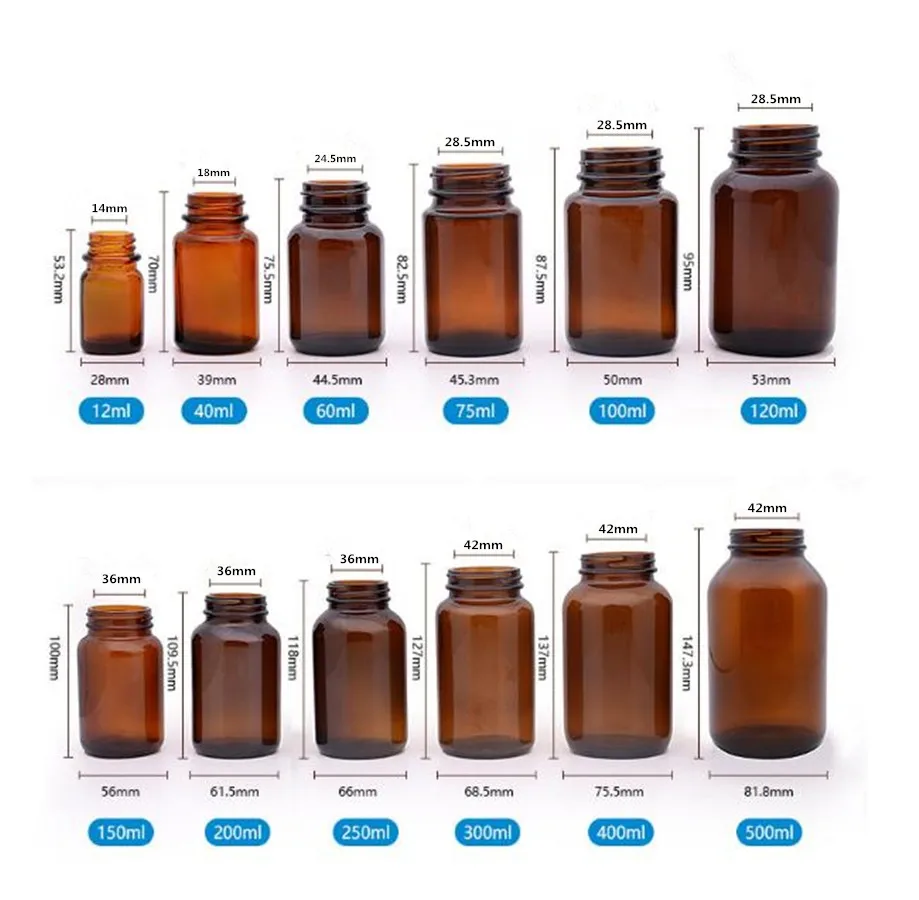 whole sale 250cc  amber tablet bottles