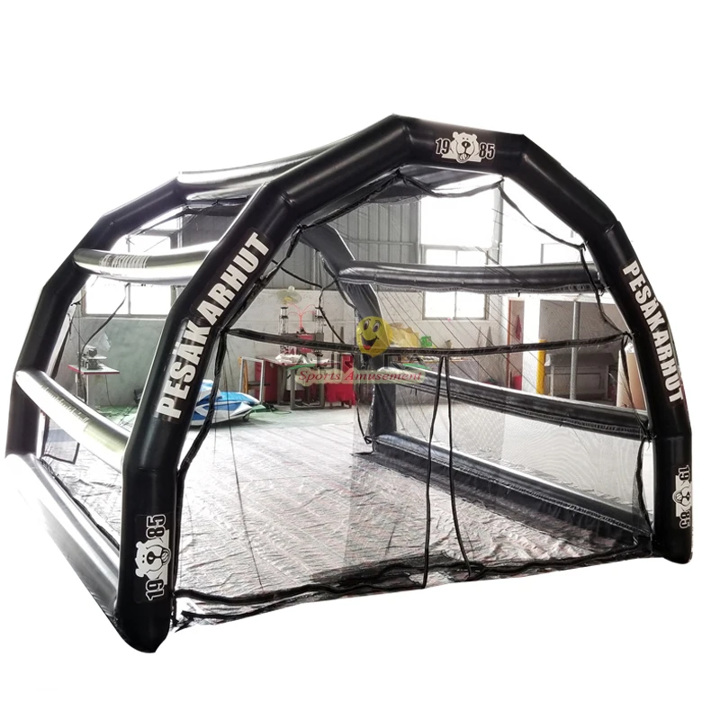 

New Finished 40 FT PVC Tarpaulin Baseball Inflatable Batting Cages for sale, Customized