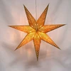 Hanging Gold Hollow Ceiling Light Paper Star Lantern Hanging Lamp Cover Wedding Decoration