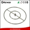 Gas fire pit burner ring kit