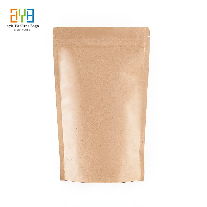 Get Quotations 90mm 140mm 60mm Resealable Brown Kraft Paper Bags For Tea Gift Packaging Custom