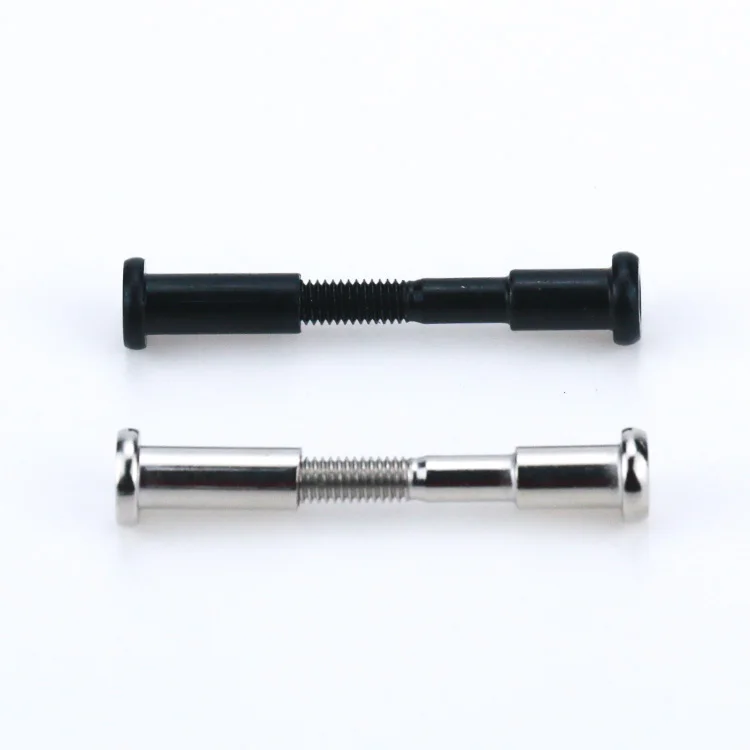 

Hinge Bolt Repair Hardened Steel Lock Fixed Bolt Screw Folding Screw for Xiaomi MIJIA M365 Scooter Replacement Parts Pothook, Black and white