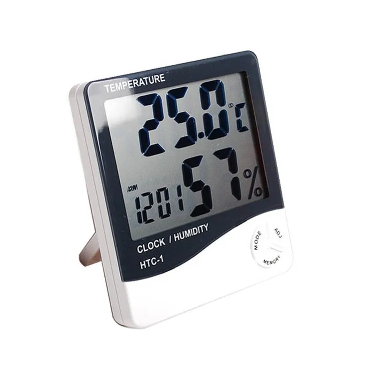 High Precision Indoor Digital Thermo Hygrometer And Clock Buy Digital