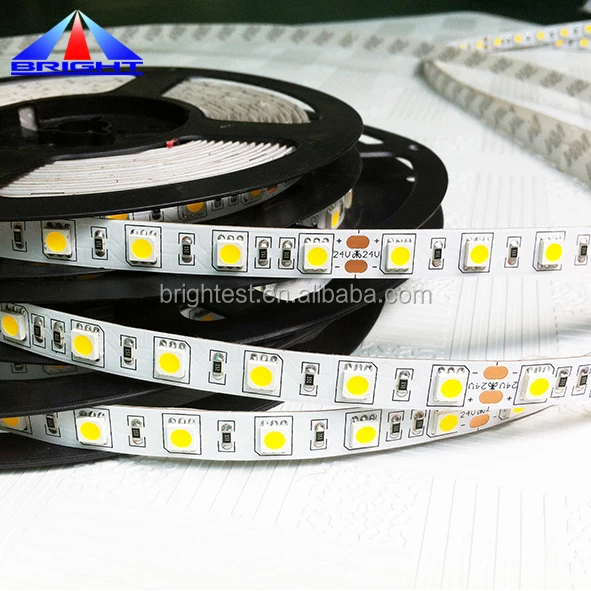 smd5050 warm white 2200K 2500K led strip with a very good factory price