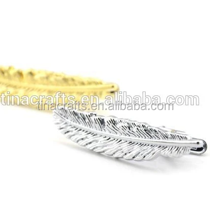 

4cm feather shape Tie Clip