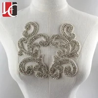 

HC-5831 Hechun Trendy garment crystal rhinestone applique handmade high quality