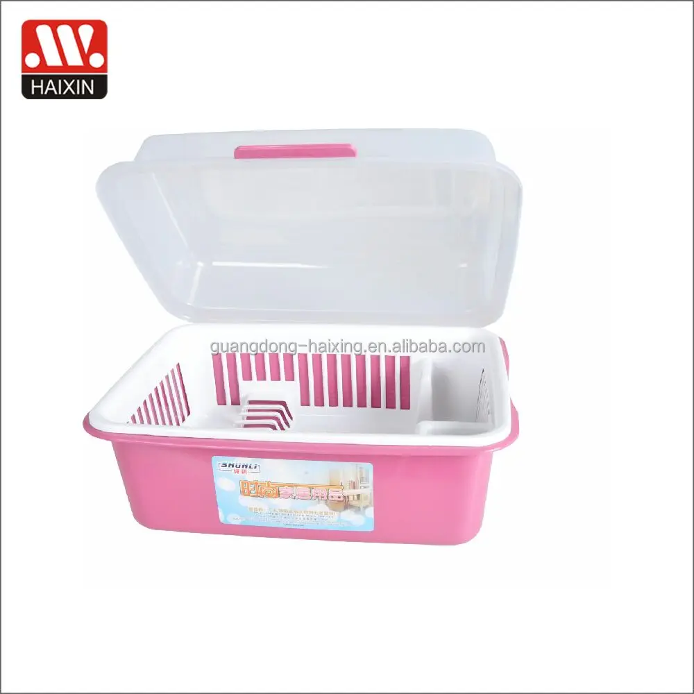 plastic dish drainer with cover