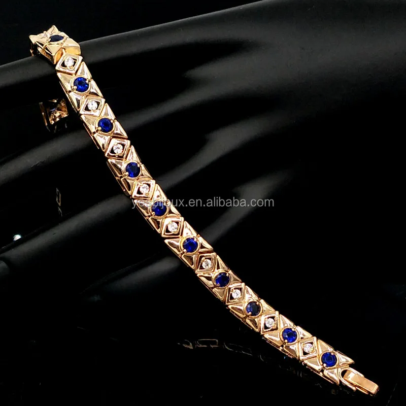 

yellow gold filled zirconia bracelet cubic zircon bisuteria jewellery