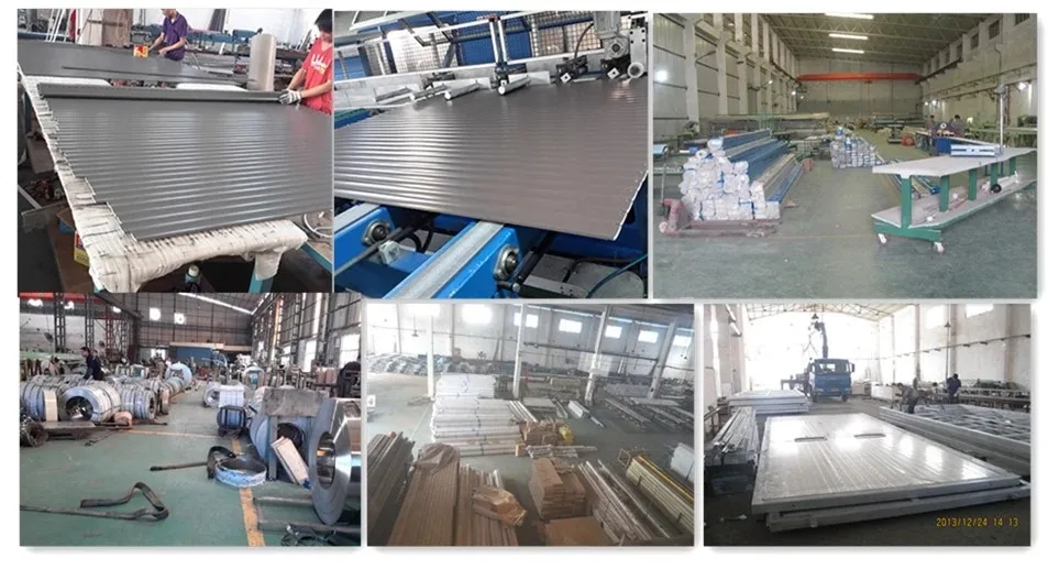 product-9x8 Hight quality horizontal aluminum glass sectional garage door-Zhongtai-img-4