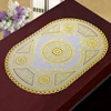 Hot sale PVC tablemat metallic placemat coffee placemat