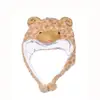 Ladies Custom Sheep Shaped Animal Winter Earflap Hats