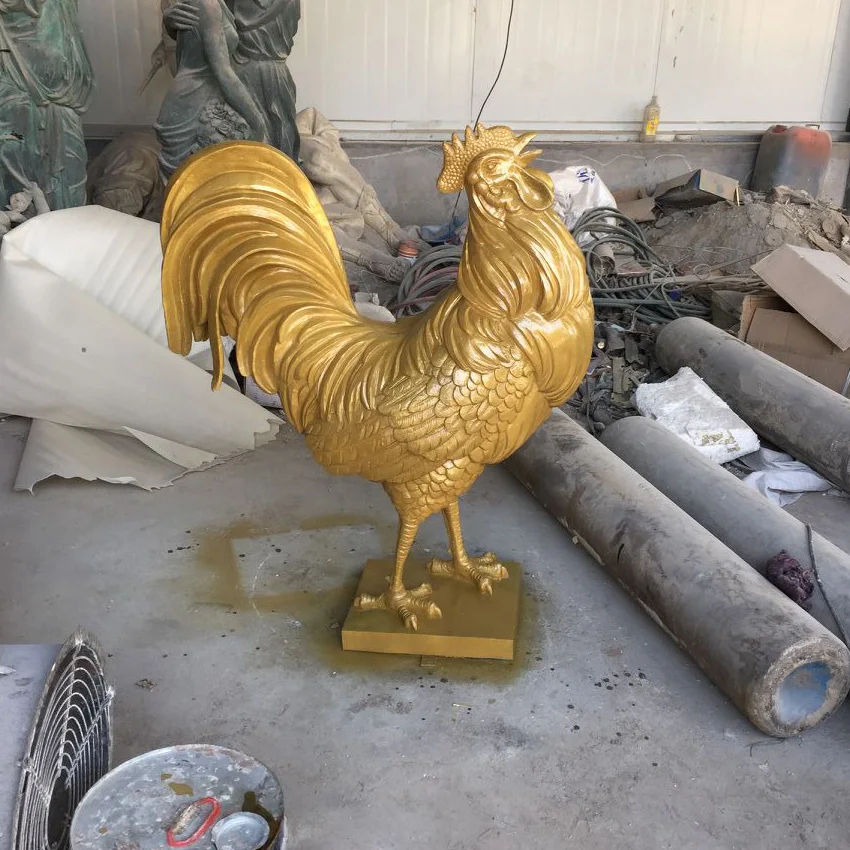 Large Fiberglass Chicken And Rooster Statue Ntfs197d Buy Fiberglass