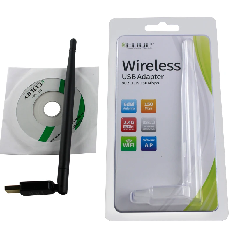 

MTK7601 6dbi antenna wifi adapter, Black