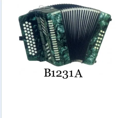 

accordion,accordion B1231A,keyboard instruments, Green