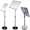 Floor standing Aluminum Vertical Telescopingarms Extrusion Menu Snap Frame Sign Board Stand For Advertising