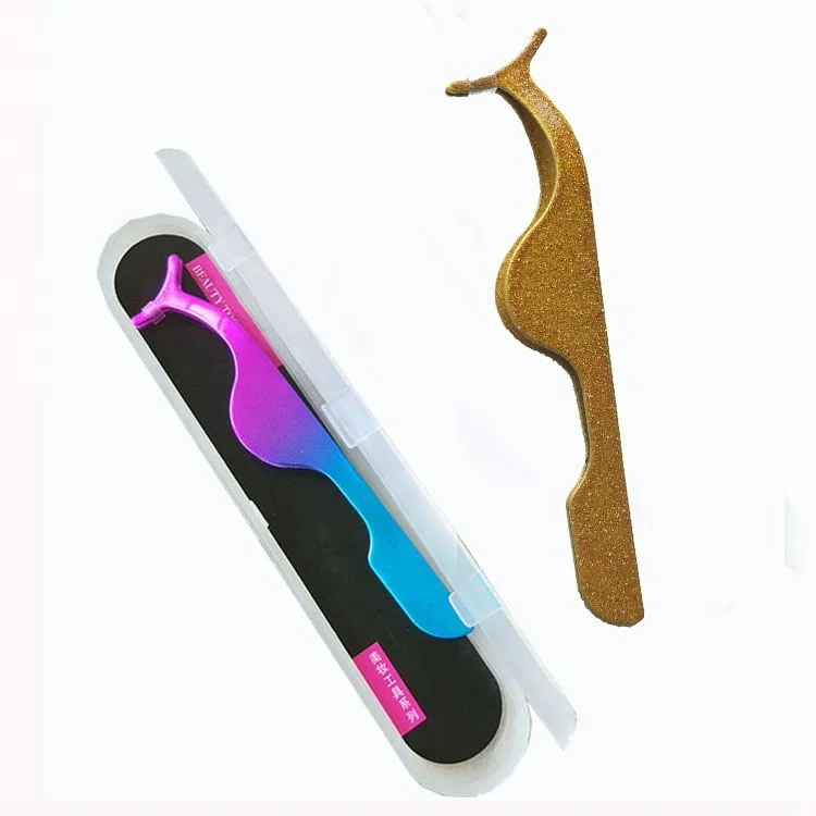 

tools for false eyelashes extension applicator tweezer sets, Different colors