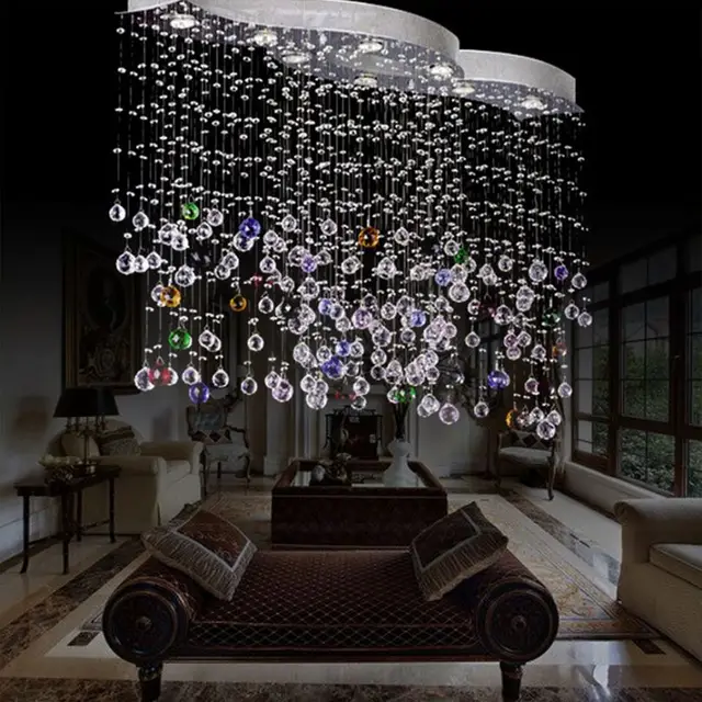 Larest デザインシャンデリア現代住宅のホテルロビー照明器具 Led 中国工場から 220 電圧グリーンメッキペンダントランプ