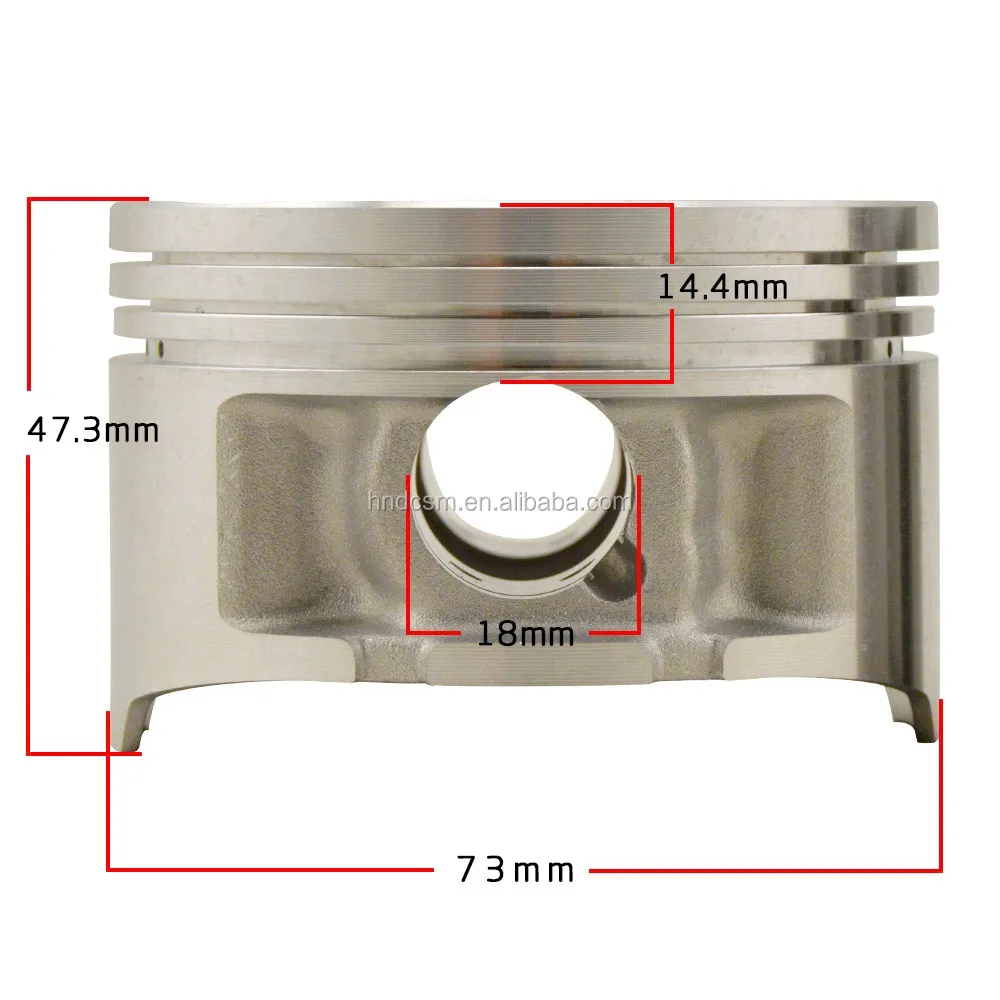 Factory direct supply TTR250 Motorcycle engine parts piston ring Piston kit 