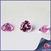 AAA grade high quality pink 2# heart shape corundum stone ruby prices