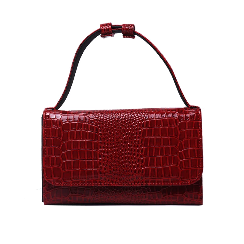 

China Supplier Wholesale Crocodile Pattern Genuine Leather Clutch Money Bag Long Purse Phone Wallet
