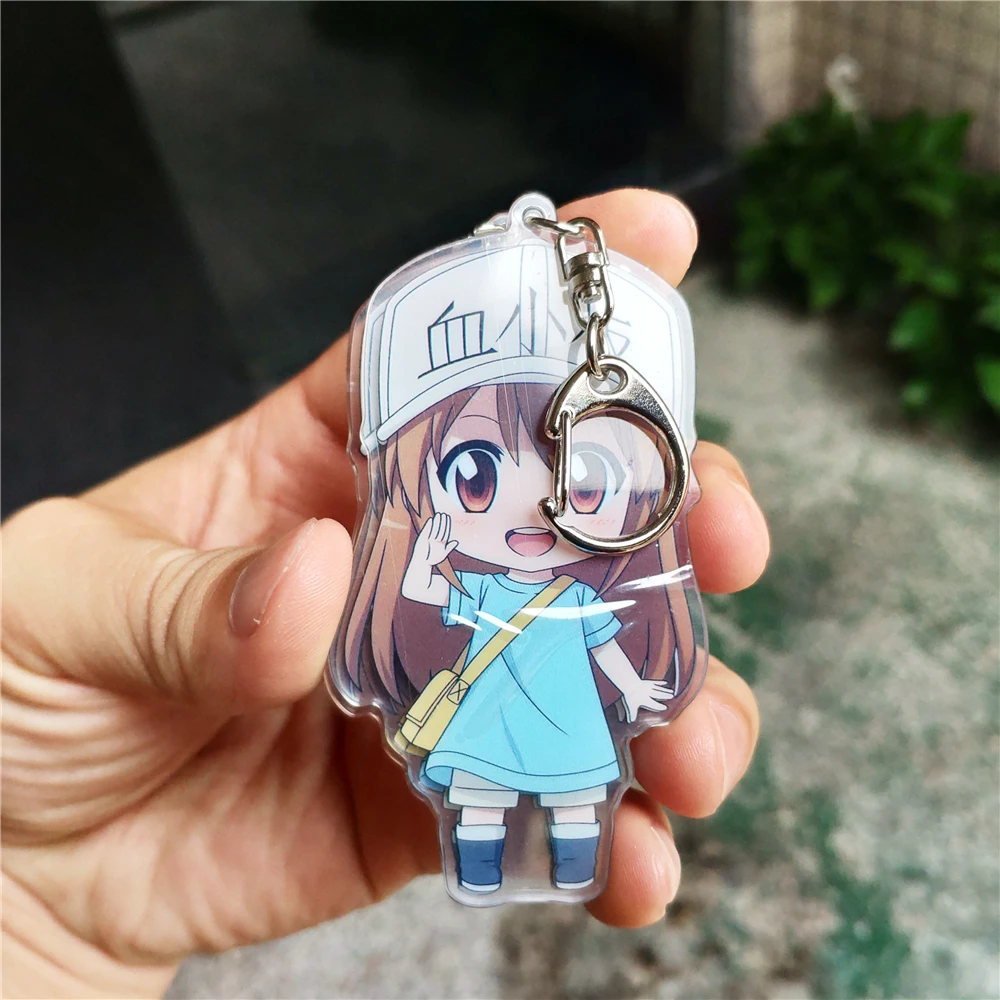 
Free Sample Small MOQ Quick Delivery Custom Acrylic Keychain Blank Anime Key Chain 