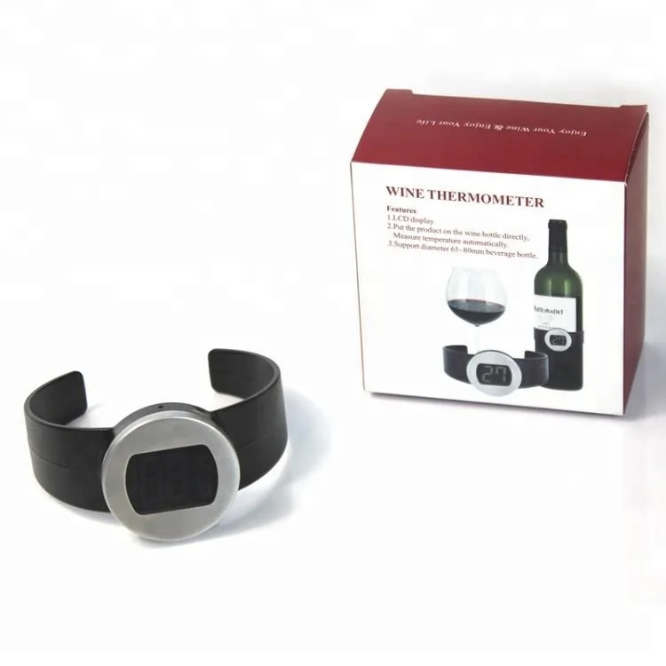 

Digital Lcd Display Wine bottle /Baby Bottle Thermometer