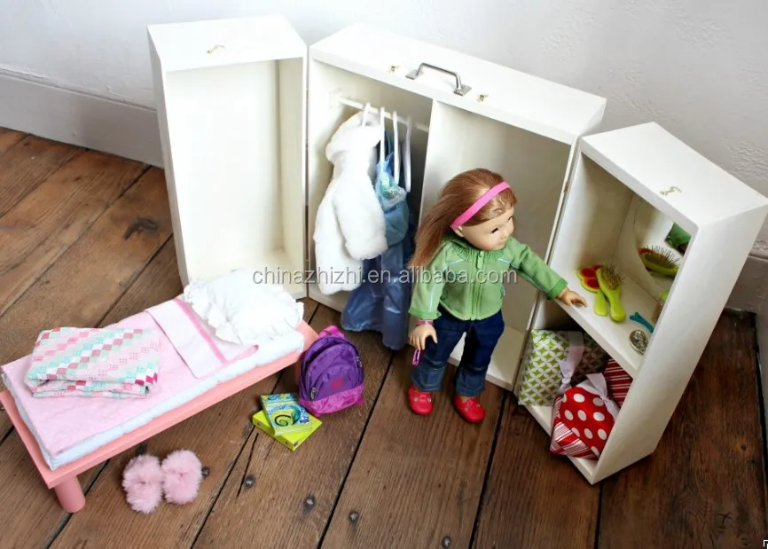 Wholesale American Doll Accessories Doll House Wooden For American