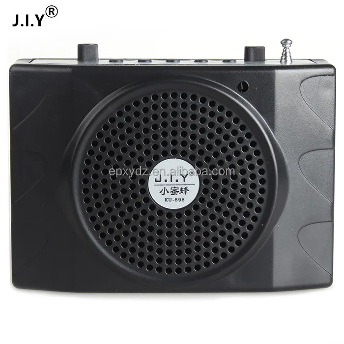 Unique 1 channel tour guide teaching PA portable amplifier  waistband voice amplifier mp3 player