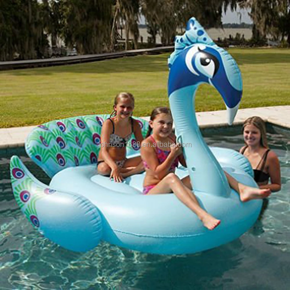 peacock inflatable pool