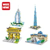 Wisehawk boy mini block architecture 3d models famous buildings for kids