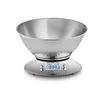 Digital Kitchen Scale 11lb/5kg Accuracy Food Scale Multifunction Kitchen Scale with Bowl, Stainless Steel, 2.15L Liquid Volume