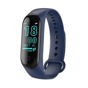 M4 Screen Waterproof Fitness Tracker Heart Rate Monitor