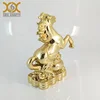 art decor golden horse sculpture with customized statue metal crafts manufacture