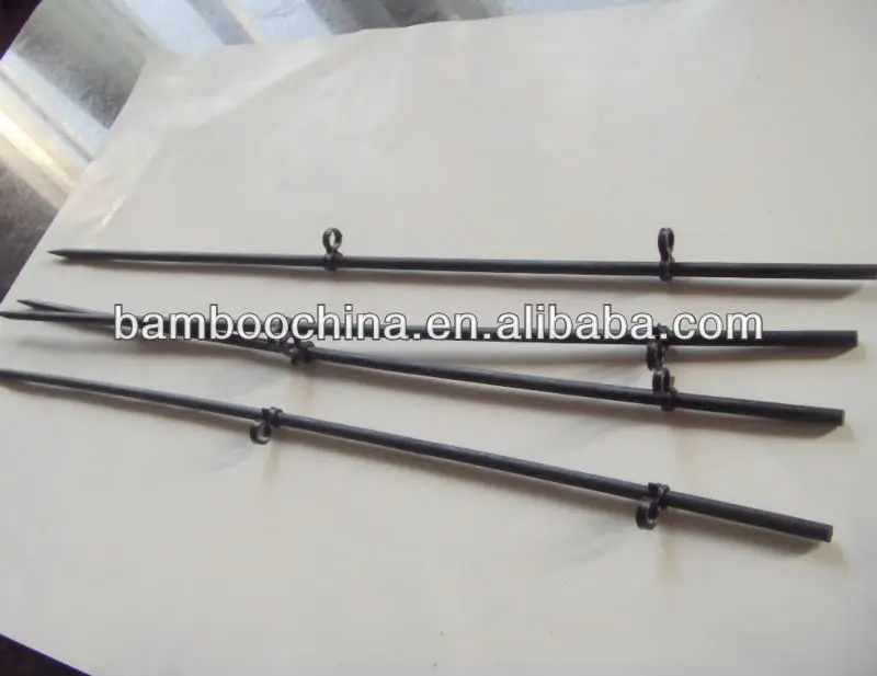 Bamboo flower stick with 2 PCS of plastic clip1