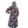 Hot Sale Bridesmaid Robes Bridal Party Long Bohemian Girl Leopard Skull Floral Kimono