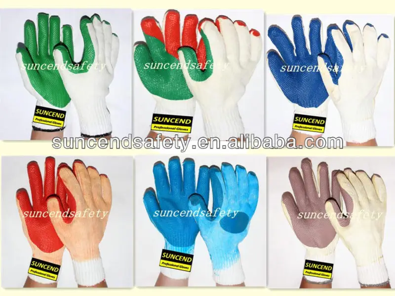 latex gloves bleach