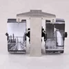 UCHOME Brief stylish big character automatic flip clock Classic home office furnishings clock