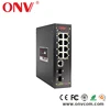 2018 OEM,ODM ONV 8 port gigabit industrial poe switch