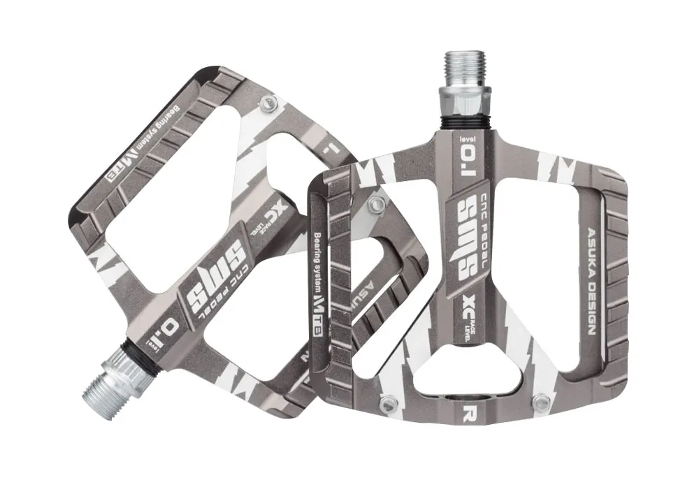 1 Pair Bicycle Pedals Aluminum Platform Pedal MTB BMX Road Bike Cycling Parts