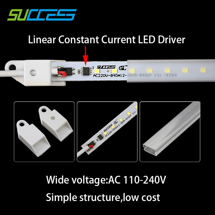 
China Manufacturer 14w 2835 SMD led strip light bar ac 220V directly use 