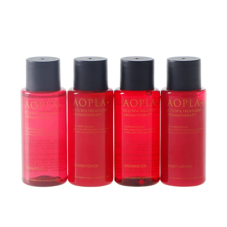 

Yangzhou hotel amenities hotel shower gel hotel supplies, Red clear