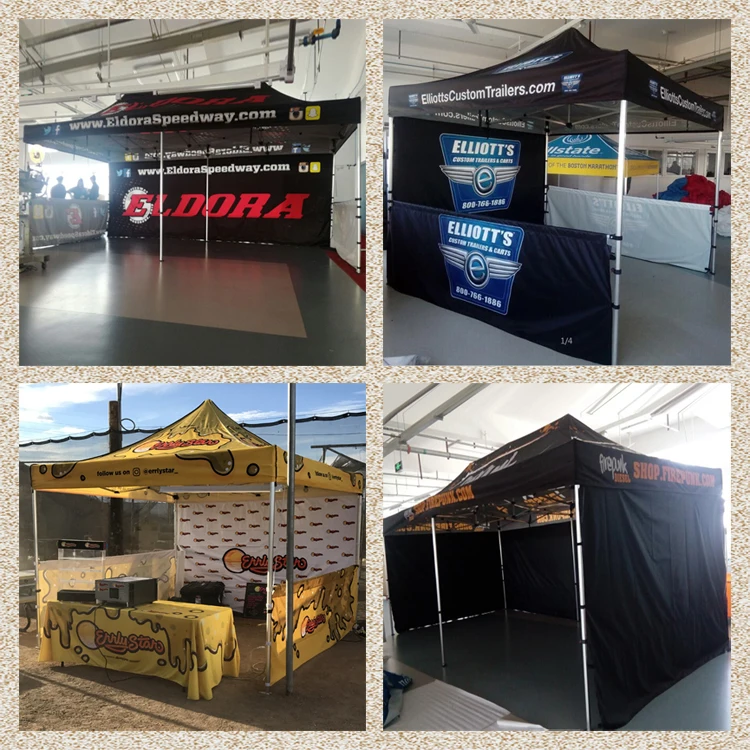 outdoor Events Canopy Tent 10x10 custom printed logo promotional pop up tents