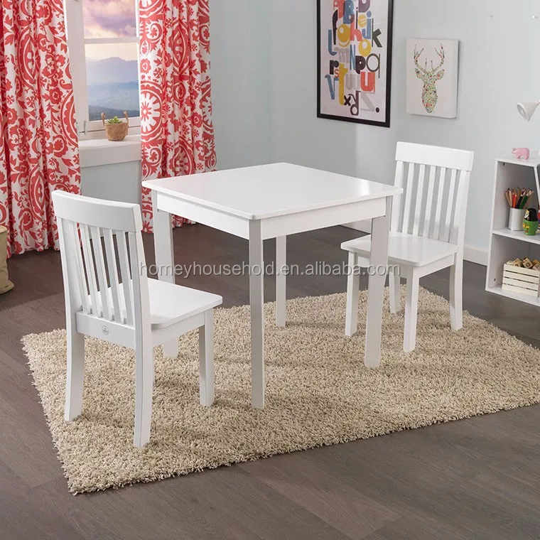 pine childrens table and chairs