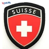 Customized Suisse PVC Plastic Flag Arm Shoulder Patch