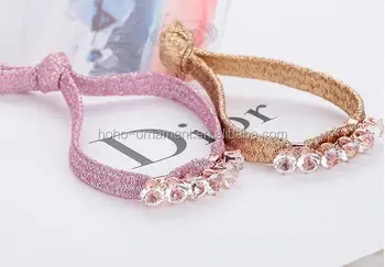 Latest Hair Jewelry Pearls Elastic Hair Tie Ponytail Holders No