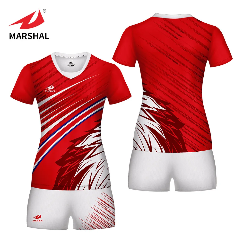 red volleyball jersey